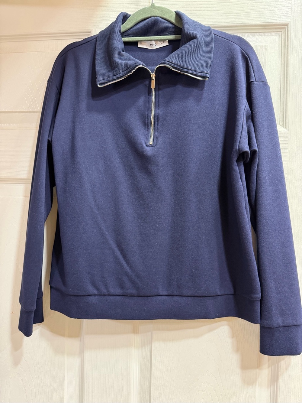 Women’s Half-Zip Pullover Sweater - Navy